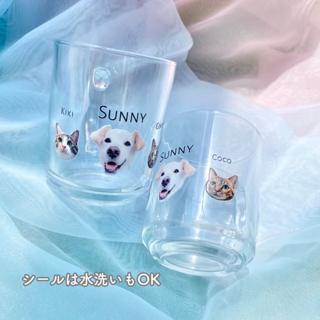 《うちの子専用トリーツ缶・耐水転写シールつき》
