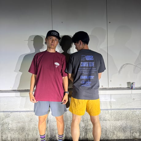 C/S Multi Logo Tee バーガンディ
