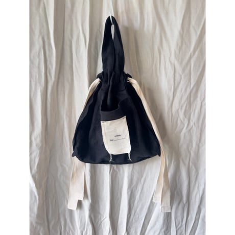 Linen Kinchaku Bag #2