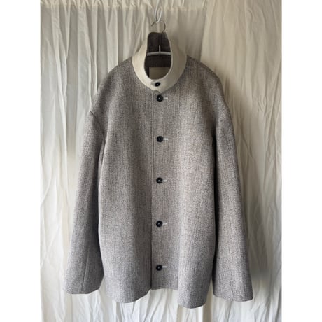 000012.(一点物)/Wool high neck jacket