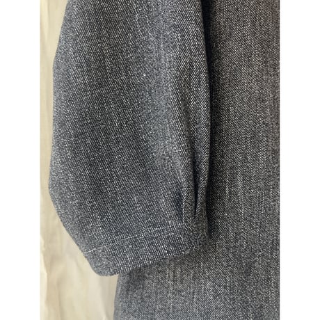 000013.(一点物)/Wool scoop neck jacket