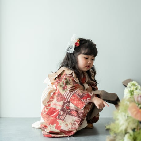 2026年七五三 BOHEMIAN/ROUGE｜七五三 3歳 着物・被布｜男の子・女の子対応・ハンドメイド / pieni kukka
