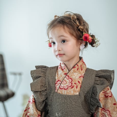 2026年七五三 ORLEANS/TEA｜七五三 3歳 着物・被布｜男の子・女の子対応・ハンドメイド / pieni kukka