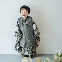 2026年七五三 ANEMONE/EBONY ｜七五三 3歳 着物・被布｜男の子・女の子対応・ハンドメイド / pieni kukka