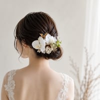 髪飾り / White orchid