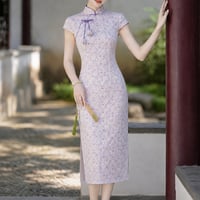 フラワーリボン × 紫花パープル
