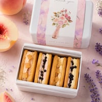 桃と紅茶＆ブルーベリーとヨーグルトバターサンド缶