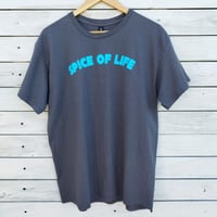 当店オリジナルTシャツ　事務所カレーキャット　チャコールグレー