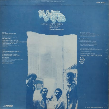 【LP】 The Softones / The Softones (SWX-6227)
