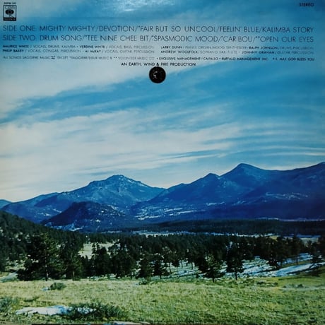 【LP】  Earth Wind & Fire / Open Our Eyes ( SOPM 120 )