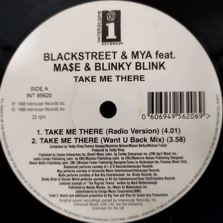 【12】 Blackstreet & MYA Feat Mase & Blinky Blink / Take Me There