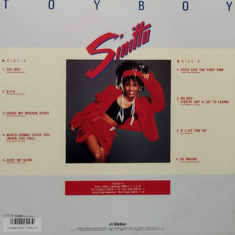 【LP】 Sinitta / Toyboy