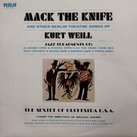【LP】 The Sextet Of Orchestra U.S.A.  / Mack The Knife And Other Berlin Theatre Songs Of Kurt Weill