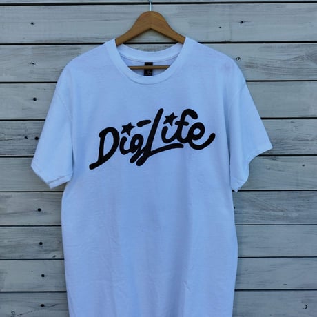 当店オリジナルTee  /  Dig Life  半袖ホワイト