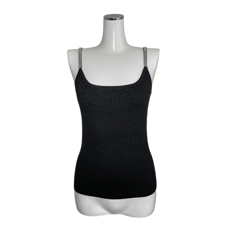 Micro Stud Strap Knit Cami