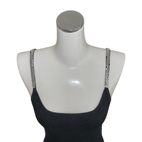 Micro Stud Strap Knit Cami