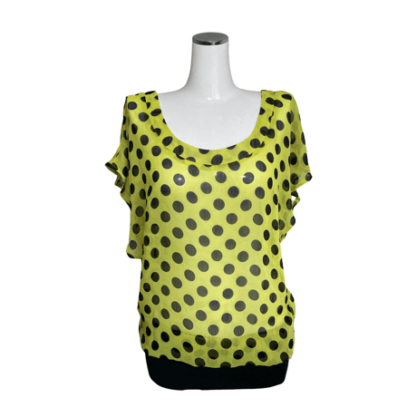 Neon Polka Dot Top
