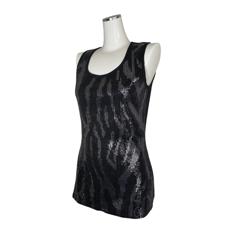 Zebra Sequin Tank
