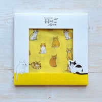 【KongKongY】猫ハンカチ