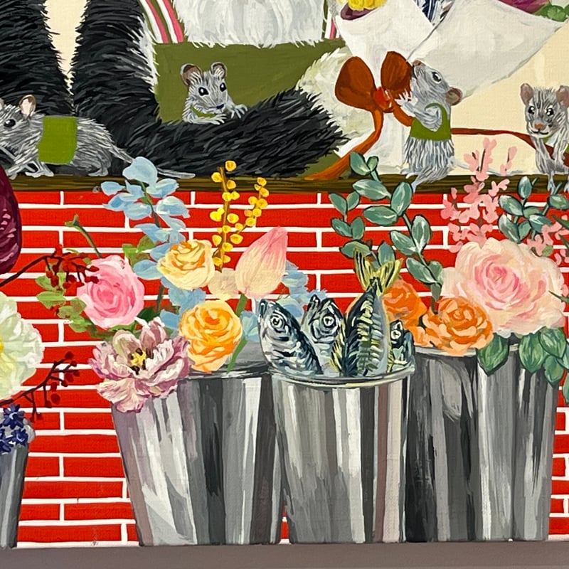 星野萌 原画「お花屋猫」※ 着払い | necoya books web store