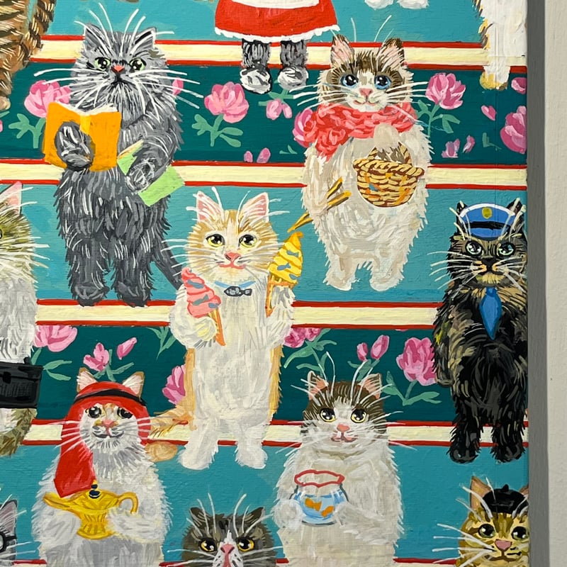 星野萌 原画「裏表紙猫」※ 着払い | necoya books web store