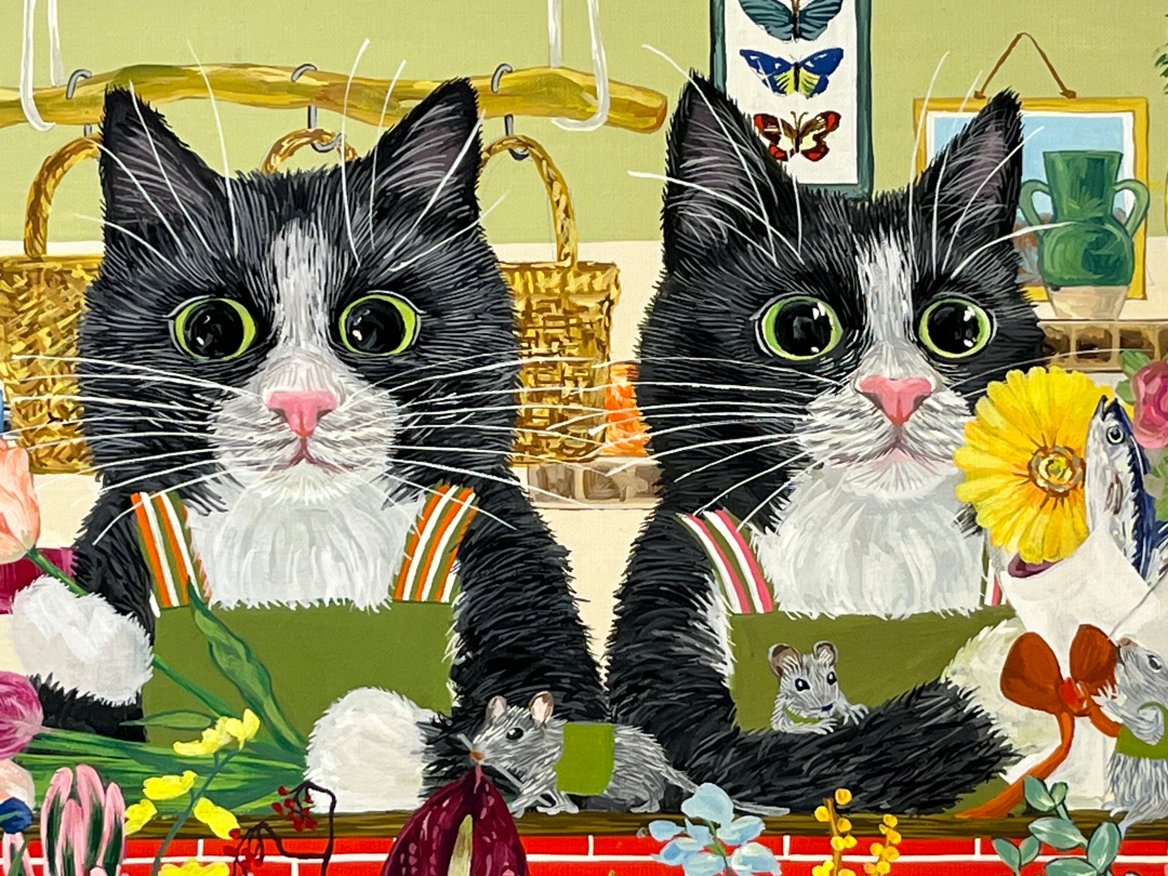 星野萌 原画「お花屋猫」※ 着払い | necoya books web store