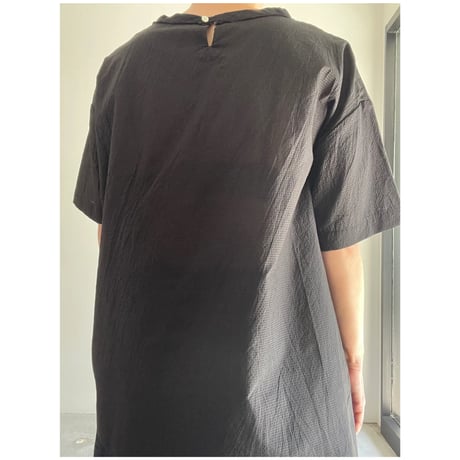 R&D.M.CO- SEERSUCKER HALF SLEEVE SHIRT