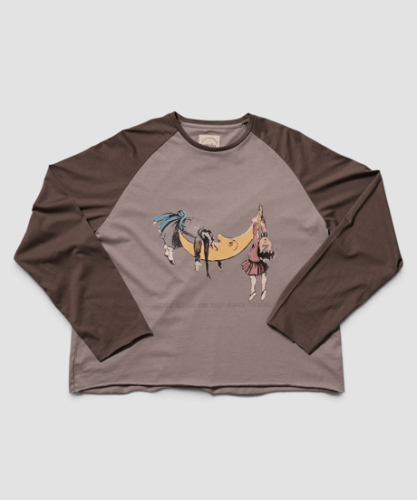 Moonlight Dream Raglan Tee(Gray)