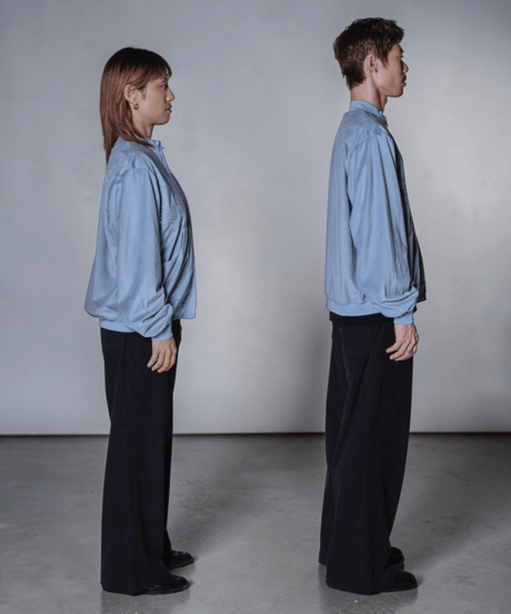 Rodeo Velour Jacket(Dusty Blue)