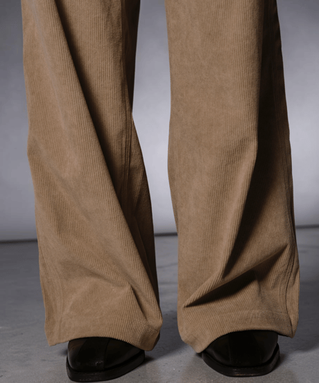 Wave Stitch Corduroy Pant(Beige)