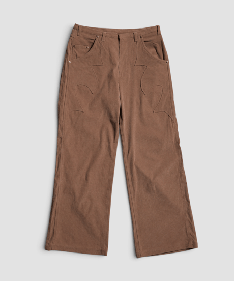 Wave Stitch Corduroy Pant(Beige)