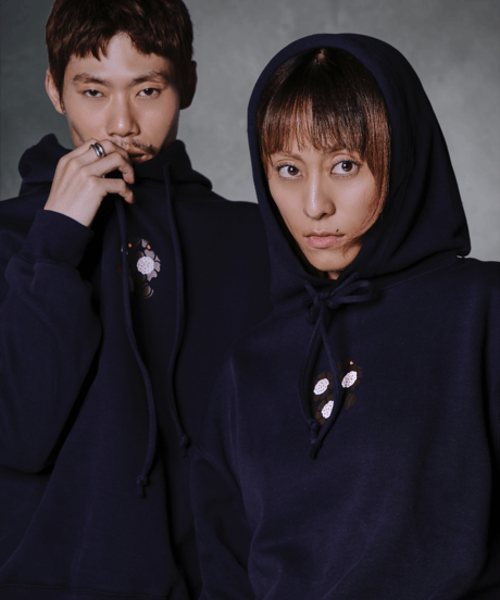 Thorn & Bloom Hoodie(Navy)