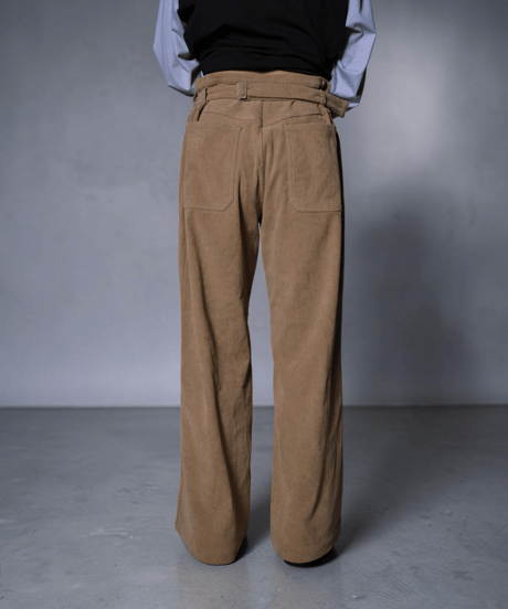 Wave Stitch Corduroy Pant(Beige)