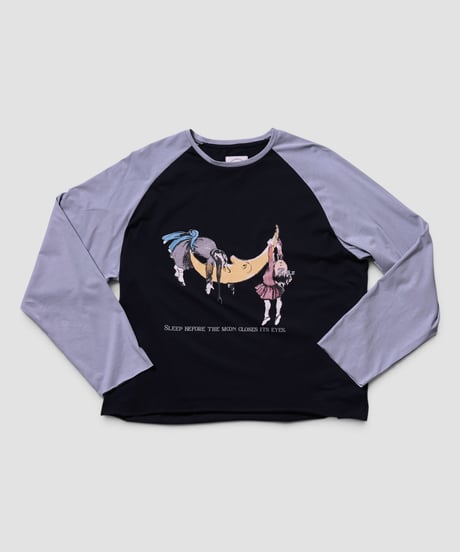 Moonlight Dream Raglan Tee(Navy)