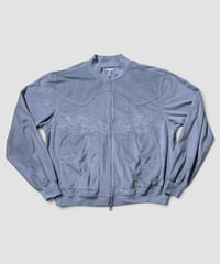 Rodeo Velour Jacket(Dusty Blue)