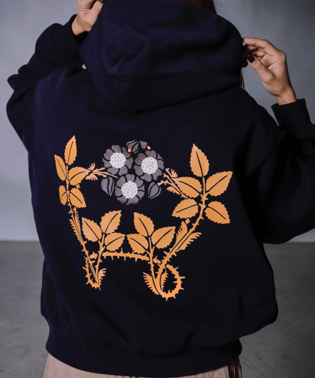 Thorn & Bloom Hoodie(Navy)