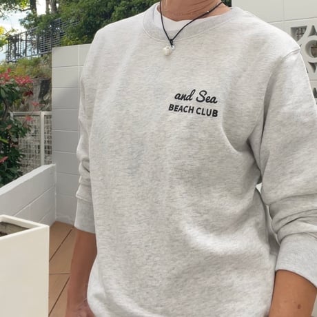 and Sea BEACH CLUBライトトレーナー