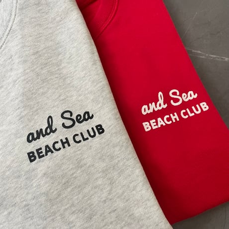 and Sea BEACH CLUBライトトレーナー