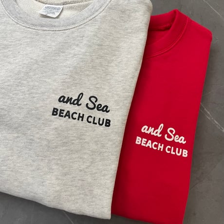 and Sea BEACH CLUBライトトレーナー