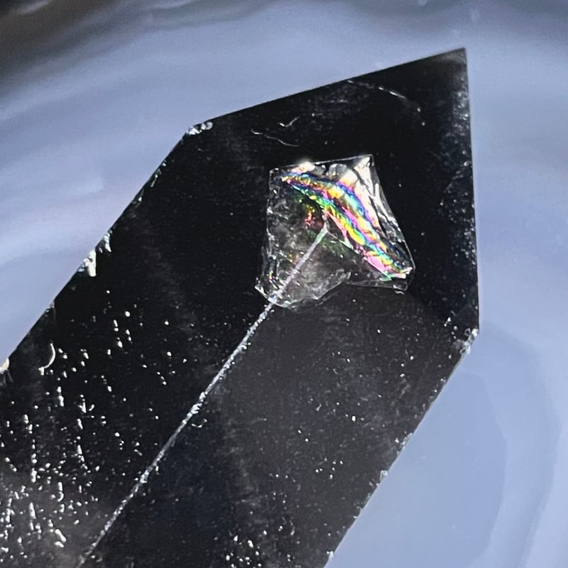 モリオン【黒水晶】タワー◇六角柱◇ポイント◇天然石◇パワーストーン