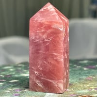 インカローズ【ロードクロサイト】タワー◆ポイント◆四角柱◆天然石◆パワーストー