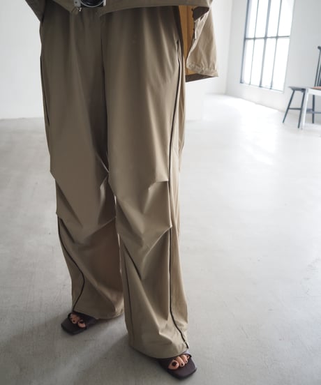 【接触冷感】side line pants / khaki