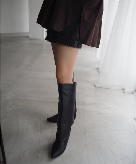 ワイドライン美脚ロングブーツ