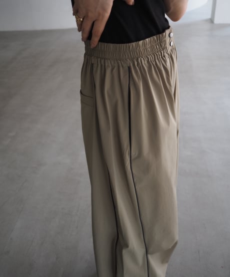 【接触冷感】side line pants / khaki
