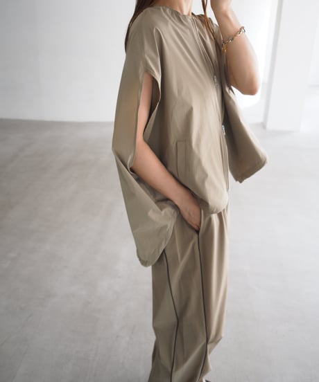【接触冷感】side line pants / khaki