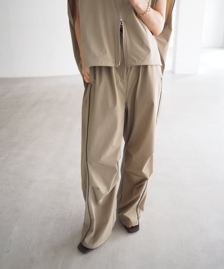 【接触冷感】side line pants / khaki