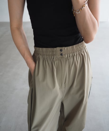 【接触冷感】side line pants / khaki