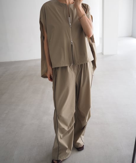 【接触冷感】side line pants / khaki