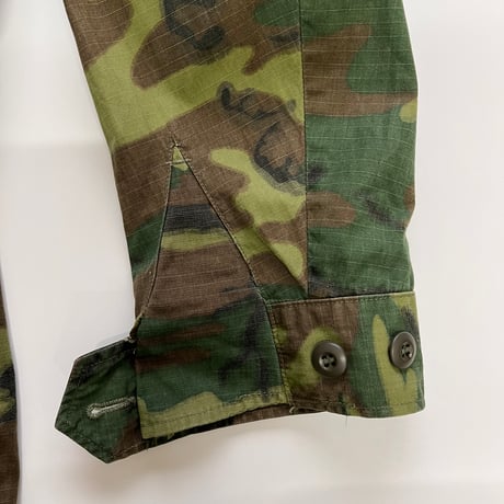 US Jungle Fatigue JACKET LEAF CAMO ”PEACE" MEDIUM 【vintage】