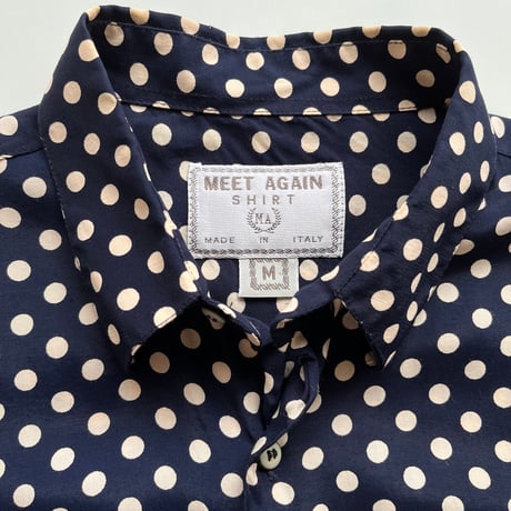 Polka-Dot Print  Shirt / '90 MEET AGAIN 【used】